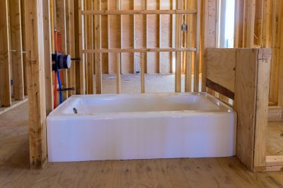 Completed Bathroom with New Bathtub